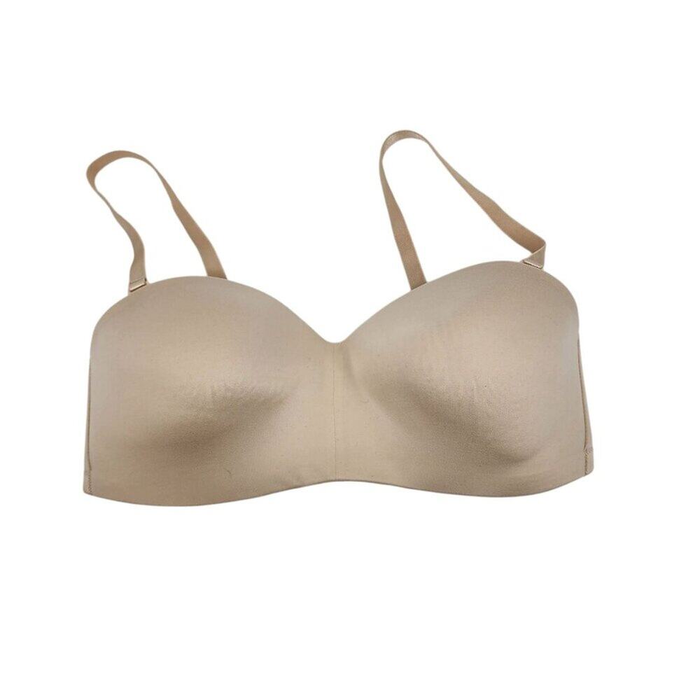 Wacoal Strapless Convertible Underwire Bra US 36C Nude Adjustable Straps